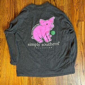 Simply southern youth large long sleeve shirt